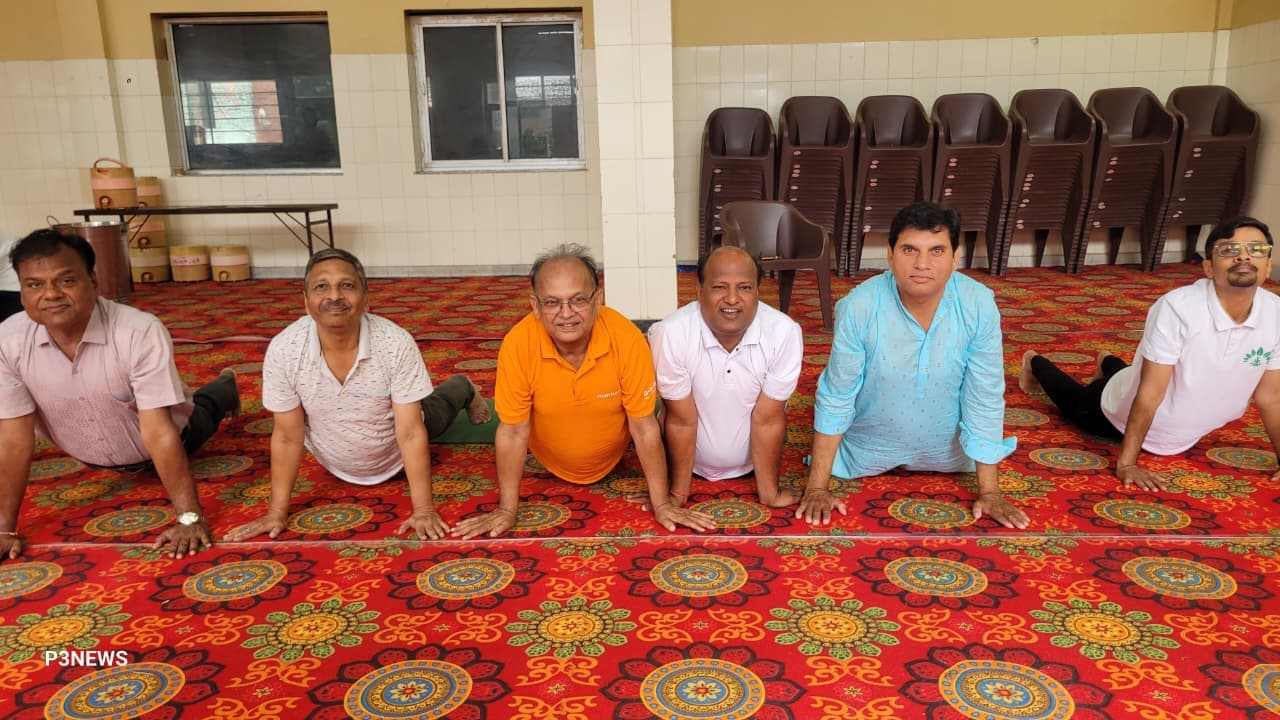 Yog Divas · closing āsana